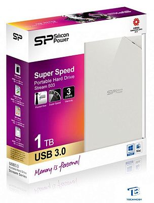 картинка Внешний ж/д Silicon Power 1TB SP010TBPHDS03S3W