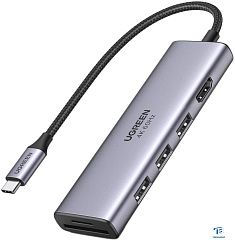 картинка USB хаб Ugreen CM511 60383