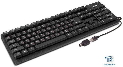 картинка Клавиатура Sven Standard 301 USB+PS/2 Черный