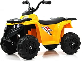 картинка Детский квадроцикл RiverToys L222LL желтый