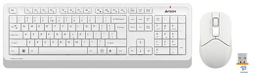 картинка Набор (Клавиатура+мышь) A4Tech Fstyler FG1012 белый