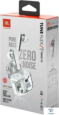 картинка Наушники JBL Tune Flex Ghost Белый