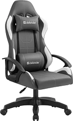 картинка Кресло Defender Chromos 64675 Серый/Белый