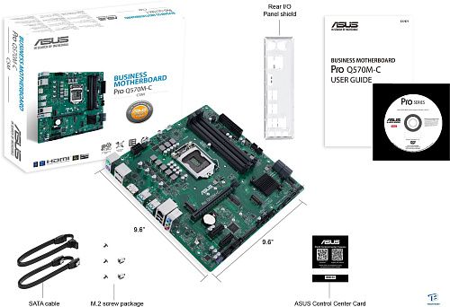 картинка Материнская плата Asus Pro Q570M-C/CSM