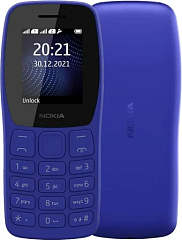 картинка Кнопочный телефон Nokia 105 TA-1416 BLUE
