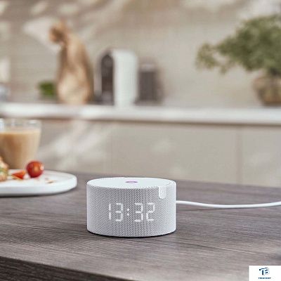 картинка Умная колонка Яндекс Станция Мини 2 с часами серый YNDX-00020G