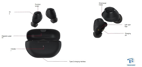 картинка Наушники Haylou GT1 2022 Черный