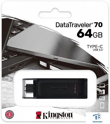 картинка Флэш накопитель Kingston DT70/64GB