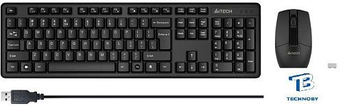 картинка Набор (Клавиатура+мышь) A4Tech 3330N