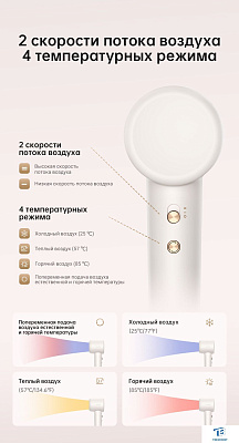 картинка Фен Dreame Gleam Белый