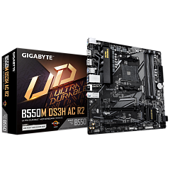 картинка Материнская плата GigaByte B550M DS3H AC R2