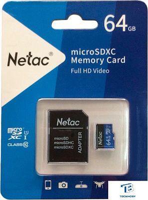 картинка Карта памяти Netac 64GB NT02P500STN-064G-R