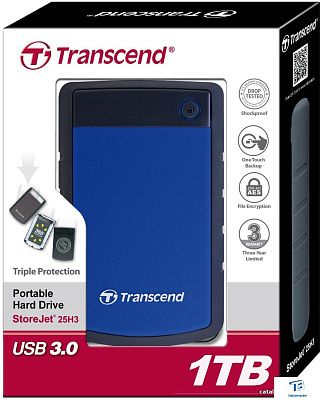 картинка Внешний ж/д Transcend 1TB TS1TSJ25H3B