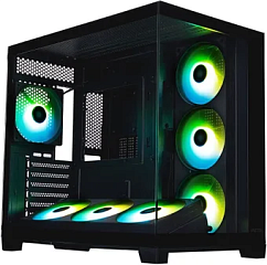 картинка Корпус XASTRA QW500 7ARGB-FC-C6-UC Black