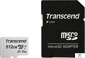 картинка Карта памяти Transcend 512GB TS512GUSD300S-A