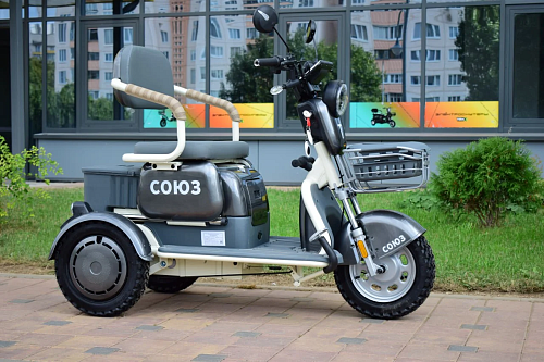 картинка Электротрицикл Terax СОЮЗ NS-X3 серый