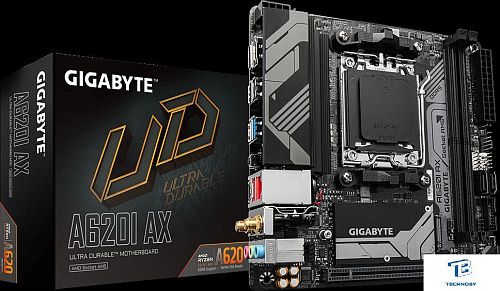 картинка Материнская плата Gigabyte A620I AX
