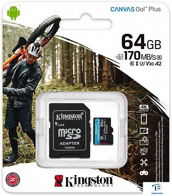 картинка Карта памяти Kingston SDCG3/64GB