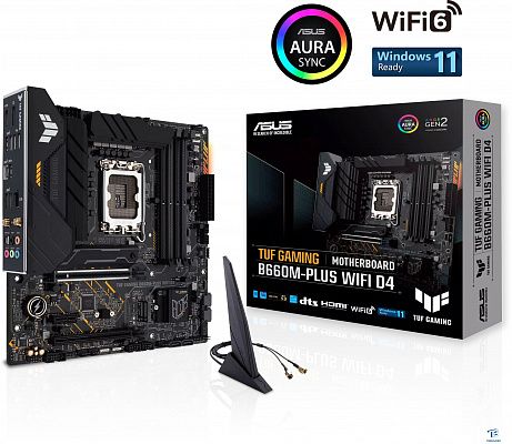 картинка Материнская плата Asus TUF GAMING B660M-PLUS D4
