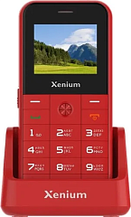 картинка Кнопочный телефон Xenium X718 Red