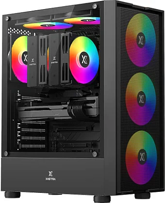 картинка Корпус XASTRA A301 4FRGB Black