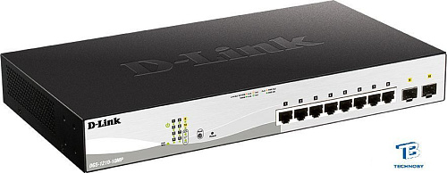 картинка Коммутатор D-Link DGS-1210-10MP/F1A