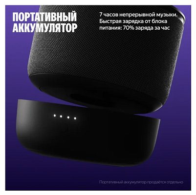 картинка Умная колонка Яндекс Станция Мини 3 Про черный YNDX-00059BLK