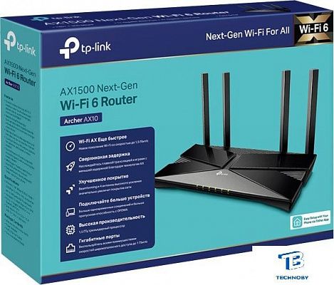 картинка Маршрутизатор TP-Link Archer AX10
