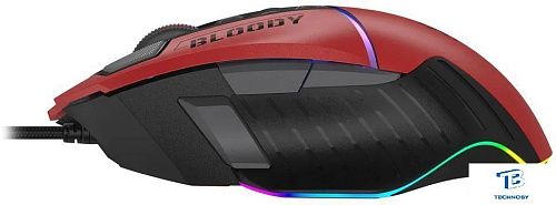 картинка Мышь A4Tech Bloody W95 Max Sports красный/черный