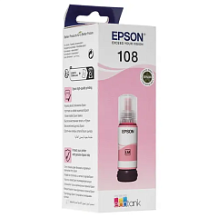 картинка Картридж Epson C13T09C64A 108 светло-красный