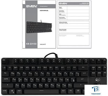 картинка Клавиатура Sven KB-G9150