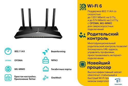 картинка Маршрутизатор TP-Link Archer AX23