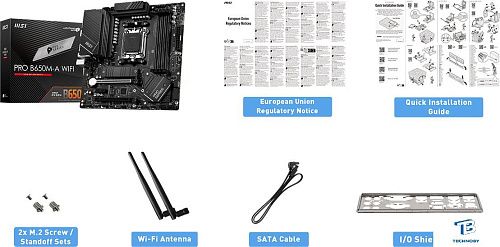 картинка Материнская плата MSI PRO B650M-A (Wi-Fi)
