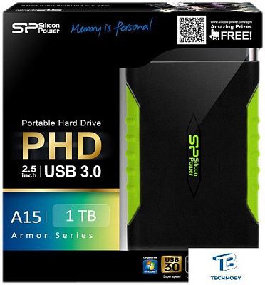 картинка Внешний ж/д Silicon Power 2TB SP020TBPHDA15S3K