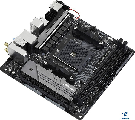 картинка Материнская плата ASRock A520M-ITX/AC