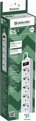 картинка Сетевой фильтр Defender 99482