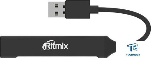 картинка USB хаб Ritmix CR-4400 Metal