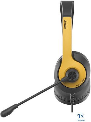 картинка Наушники A4Tech FH100U Черный/желтый