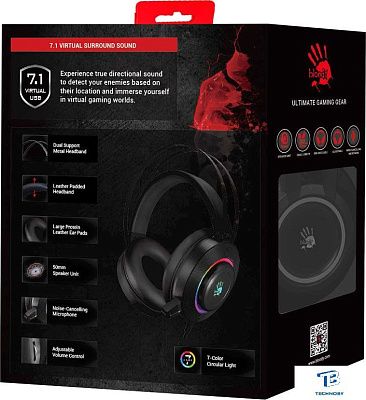картинка Наушники A4Tech BLOODY G521 Черный