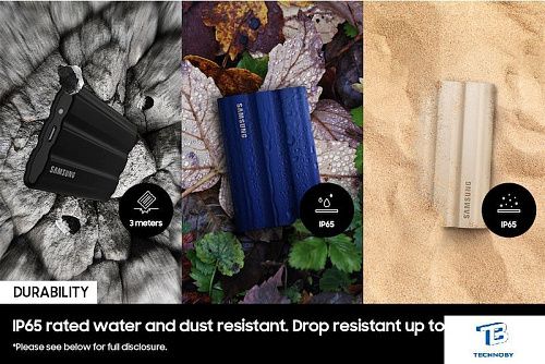 картинка Внешний SSD Samsung T7 1TB MU-PE1T0K