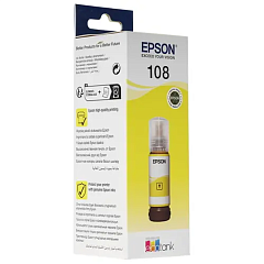 картинка Картридж Epson C13T09C44A 108 желтый