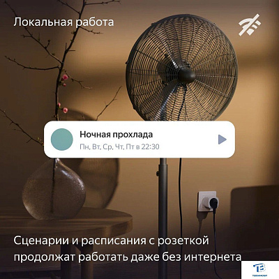 картинка Умная розетка Яндекс YNDX-00540WHT белый