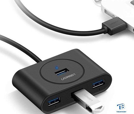 картинка USB хаб Ugreen CR113 20290