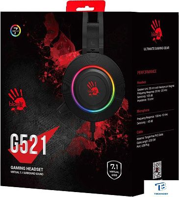 картинка Наушники A4Tech BLOODY G521 Черный