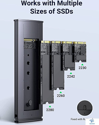 картинка Бокс для накопителей Ugreen CM578 15512