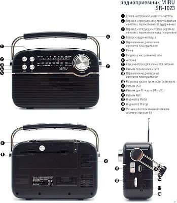 картинка Радиоприемник MIRU SR-1023