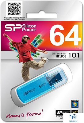 картинка Флэш накопитель Silicon-Power 64GB SP064GBUF2101V1B