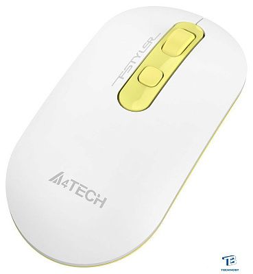 картинка Мышь A4Tech Fstyler FG20 Белый/золотистый