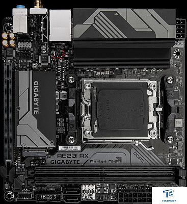 картинка Материнская плата Gigabyte A620I AX