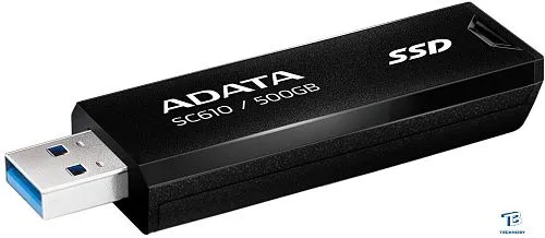 картинка Внешний SSD A-Data 500GB SC610-500G-CBK/RD